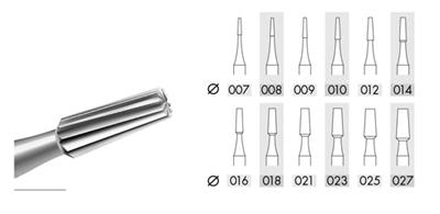 31 Steel Cone Burs