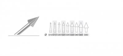 NNf 45° Steel Cone Burs