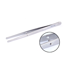 Tweezers Blunt Serrated 4 1/2"