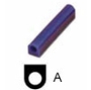 Matt Wax Ring Tube A1 CA2690 Blue