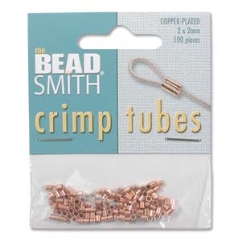 Tube Crimp 2x2mm Copper Plate