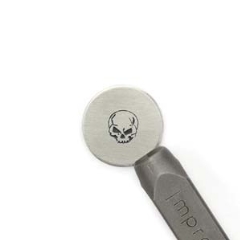 Stamp BeadSmith 6mm - Angry Skull