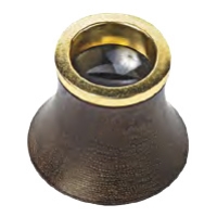 Eye Loupe with Gold Bezel - 5x