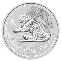 Fine Silver Coin Tiger 2010 2oz