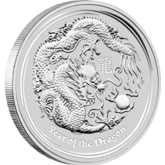 Fine Silver Coin Dragon 2012 1oz