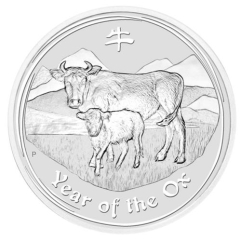 Fine Silver Coin Ox 2009 2oz
