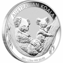 Fine Silver Coin Koala 2011 1/2oz