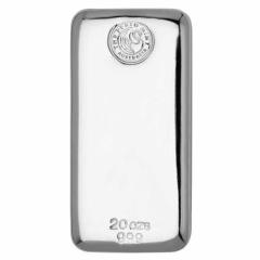 Fine Silver Bar 20oz Perth Mint