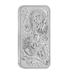 Fine Silver Coin Rectangular Dragon 2020 1oz