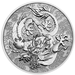 Fine Silver Coin Myths & Legends Dragon 1oz