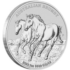 Fine Silver Coin Brumby 1oz 2023