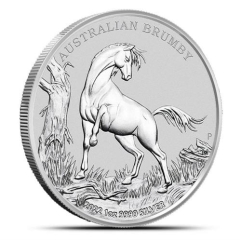 Fine Silver Coin Brumby 1oz 2022