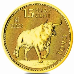 Fine Gold Coin 1/10oz Spain Bull 2023