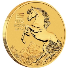 Fine Gold Coin - 1/4oz Australian Lunar Horse 2026