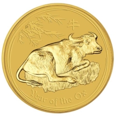 Fine Gold Coin - 1oz Australian Lunar Ox 2009