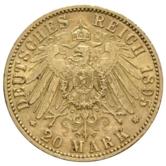 900 Gold Coin - German 20 Mark