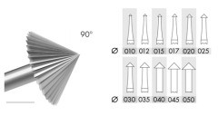 Bur Steel Pointed P 7.00mm