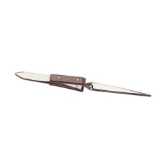 Tweezers Cross Lock Straight Fibre Grip