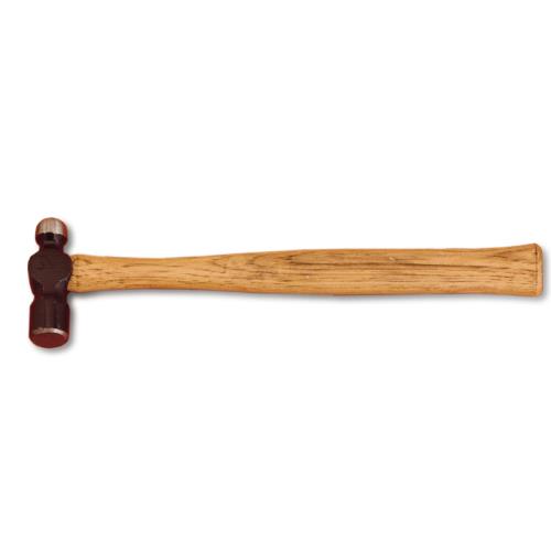 Neilsen 8oz Stubby Round Ball Pein Hammer - Rubber Grip, Engineers Machinists Tool CT2766