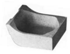 High Back Square Crucible