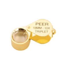 Peer 10x Loupe - Gold Finish