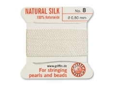 Black Silk Bead Cord #3 - 0.50mm