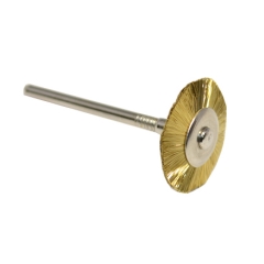Brush Mounted Brass Straight 3/4"