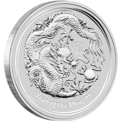 Fine Silver Coin Dragon 2012 10oz
