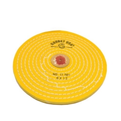 Muslin Knife Edge 6" Yellow Buff