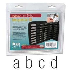 Gothic Lowercase  3mm w Case