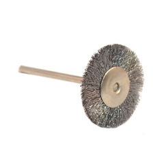 Brush Mounted Steel Crimped 1"