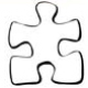 Stamp BeadSmith 6mm - Puzzle Piece