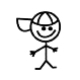 Stamp B/Smith 6mm - Son Stick Figure