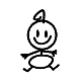 Stamp B/Smith 6mm - Baby Stick Figure
