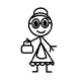 Stamp B/Smith 7mm - Grandma Stick Fig