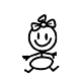 Stamp BeadSmith 6mm - Baby Girl