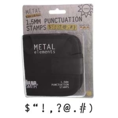 Stamps Punctuation 1.5mm 9 pc w Case