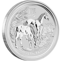 Fine Silver Coin Horse 2014 10kg