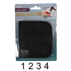 Number Punches 9 pcSet 6mm w Case