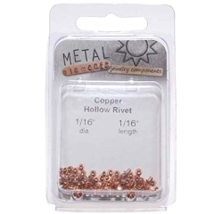 Rivet 1/16 x 1/16 Hollow - Copper