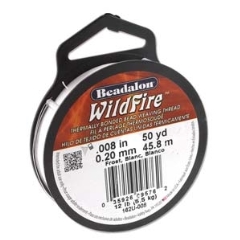 Beadalon Wildfire 0.20mm Black 50 yard