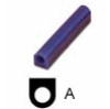 Matt Wax Ring Tube A2 CA2694 Purple