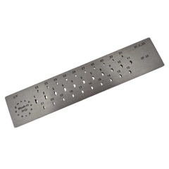 Drawplate Hlf/Rnd 50% 3 to 6mm 20 H
