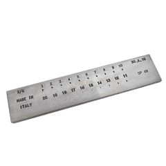 Drawplate Hlf/Rnd 50% 1 to 3mm 20 H